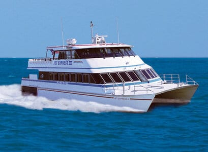 Photo Of The Jet Express Ferry Running