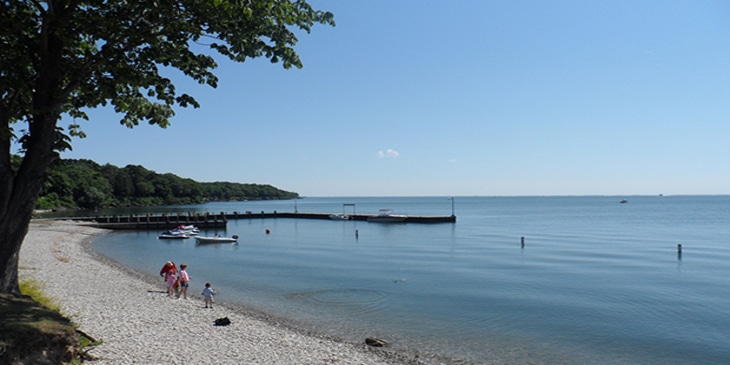 Photo of beach at the Put-in-Bay Campgrounds